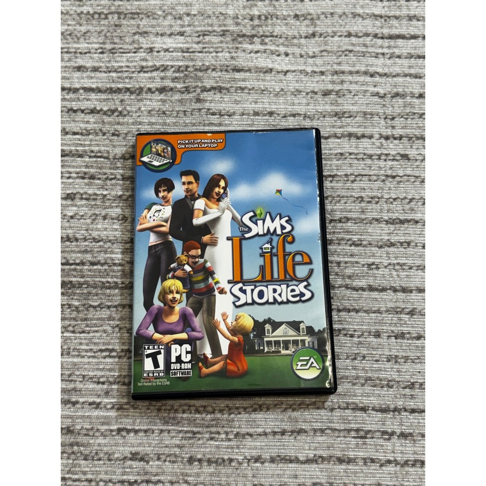 The Sims Life Stories PC DVD-ROM Software EA Games Laptop Friendly 2007